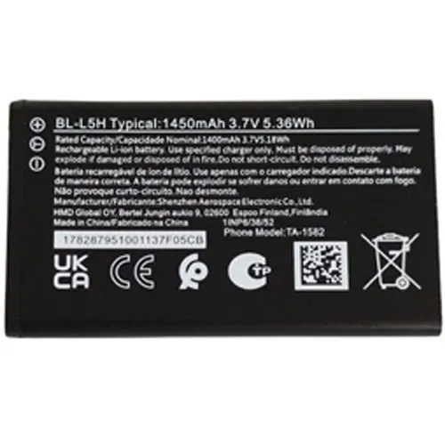 Replacement for NOKIA BL-L5H 105 4G 110 4G 125 150 (2023 ) BATTERY - Quality Phone Parts in Sri Lanka
